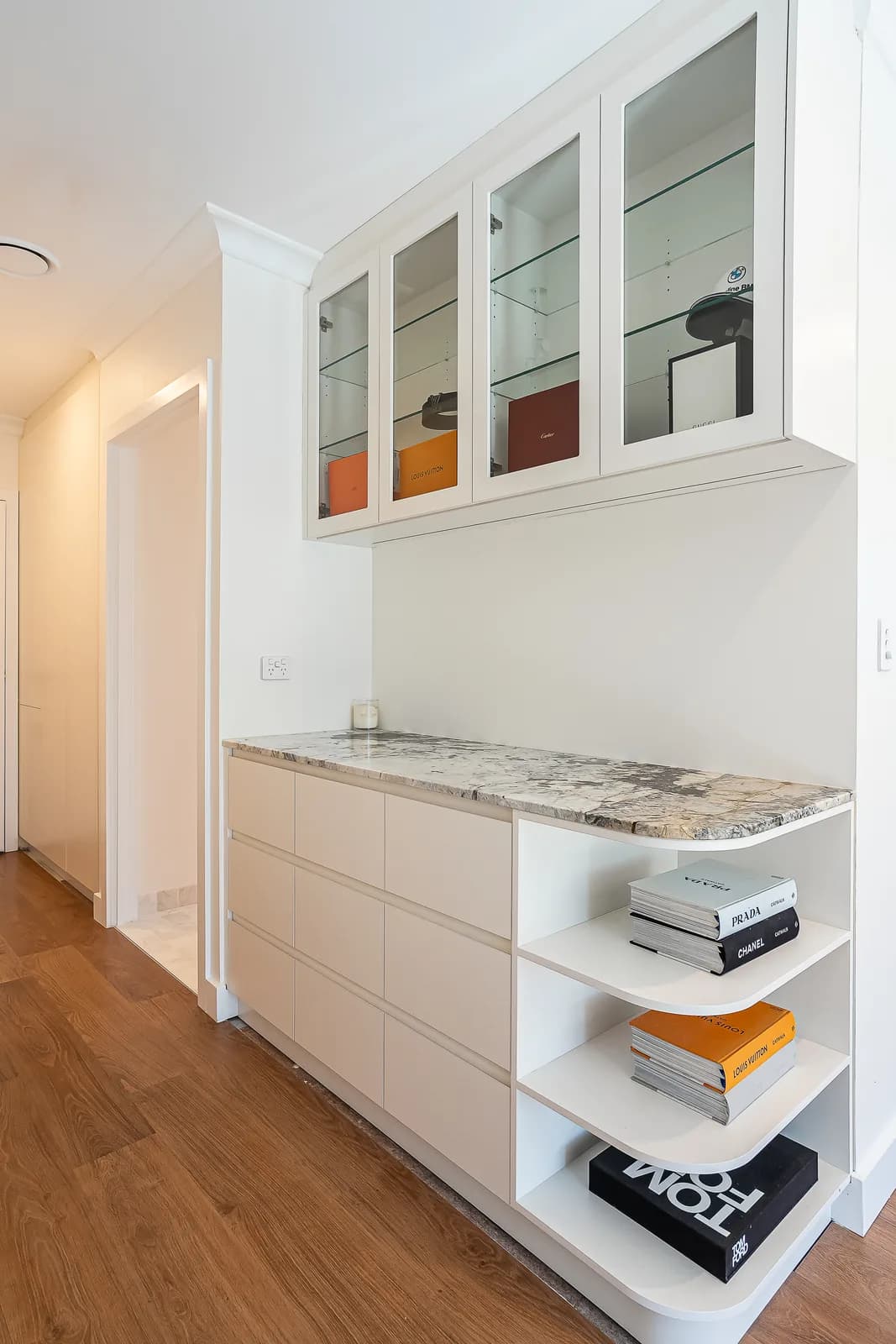 Wardrobe display storage Brisbane